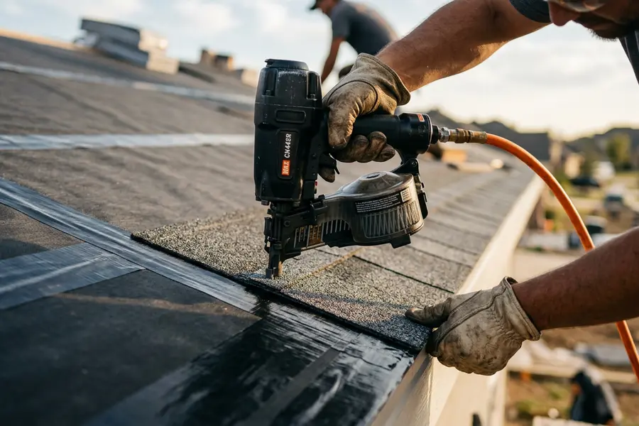 Beardman Building Services roofer sealing a fortified roof deck in Dunedin